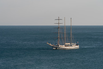 Sailboat on sea