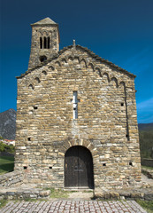 Fototapeta na wymiar Église Saint-Clément de Coll de Nargó, Catalogne, Espagne
