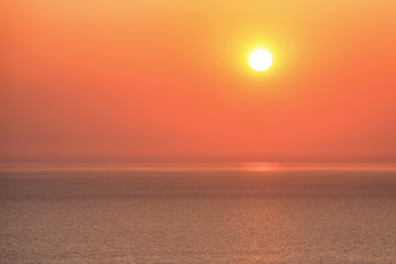 Sea sunset