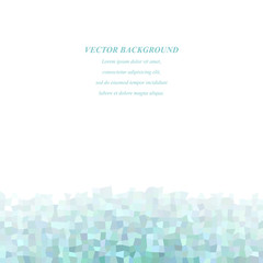 Fototapeta premium Abstract rectangle shaped tile mosaic background design