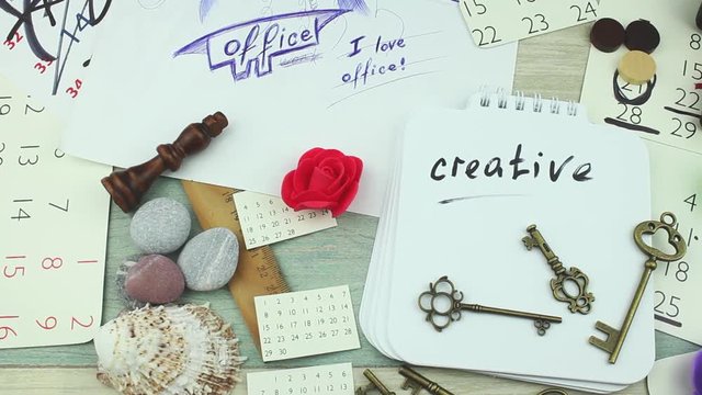 Office objects and creative