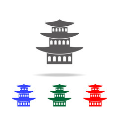 Chinese Tower icon. Elements of Chinese culture multi colored icons. Premium quality graphic design icon. Simple icon for websites, web design, mobile app, info graphics