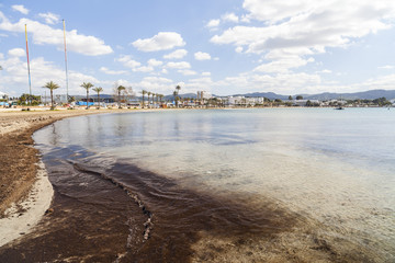 Bay of Sant Antoni, Ibiza island,Spain.