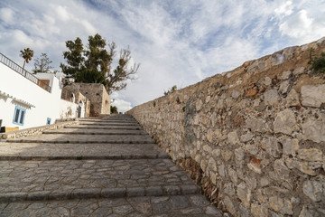 Fototapeta premium Historic center, Dalt Vila, Unesco world heritage site, Ibiza, Eivissa, Spain.