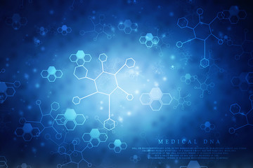 2d illustration Abstract futuristic electronic circuit technology background
