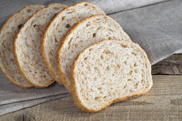 Wheat bread with bran
