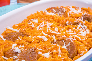 tasty Greek kritharaki
