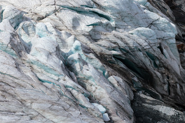 Gletscherdetail Schweizer Alpen