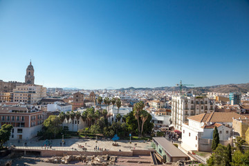Fototapeta na wymiar Malaga aerial