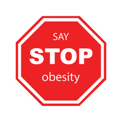 obesity prevention stop over weight start campaign with diet for obese children and adults with eating disorder