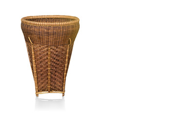 Di cut basket on white background,object,copy space