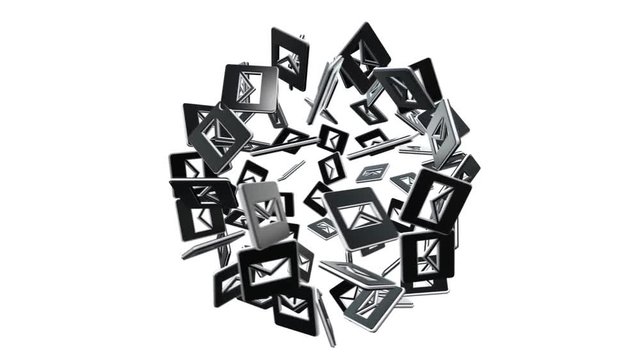 Spinning webmail logo