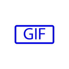 Blue gif icon