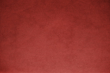 Fototapeta na wymiar Red Leather Texture Design Subtle Modern Soft Reddish Cloth Material Background