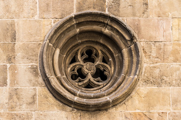 Architectural detail of gothic style background