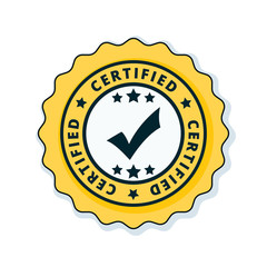 Certified label illustration