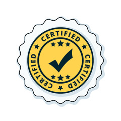Certified label illustration