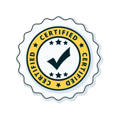 Certified label illustration