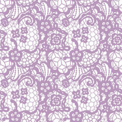 Obraz premium Lace seamless pattern with flowers