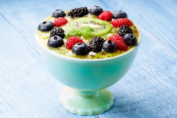 heidelbeer himbeer brombeer quark