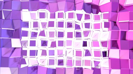 Low poly abstract background with modern gradient colors. Violet colors V1