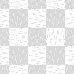 Fototapeta premium Seamless geometric pattern. The texture of the squares and crowns. Textile rapport.