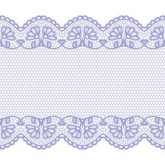 Lacy vintage trim.