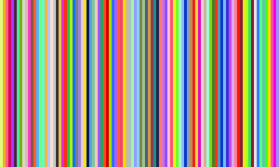 Obraz premium Colorful nearly hundred of different stripes, cold to warm, vibrant to pale, for happy wonderful vivid background