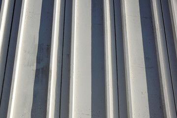 modern concrete facade. self-locking panels for industrial buildings