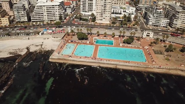 Sea Point swimming pool in Cape Town