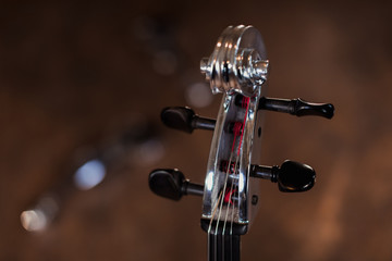 Violin, modern mirror for music, parts for violin, musical strings © Сергей Навроцкий