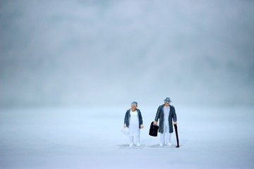 Obraz premium Altes Paar 