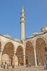 Fototapeta na wymiar Inner yard of the mosque