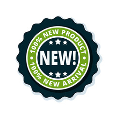 New Product  label illustration