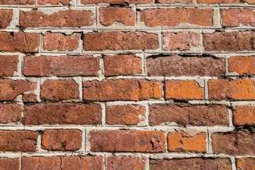 Fototapeta premium Image with a brick wall.