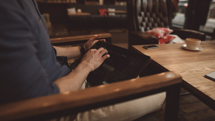 Business photos in loft design.