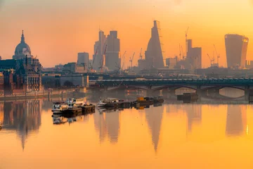 Selbstklebende Fototapete London Skyline der Stadt London, London, UK