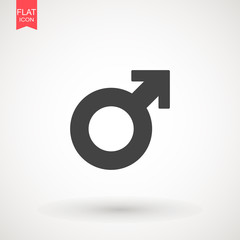 Gender sign icon. Male and female sign vector. Vector illustration on isolated background. Business concept men and women pictogram.