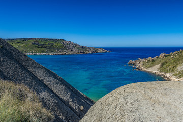 Spiaggia della baia di Qarraba, Malta	