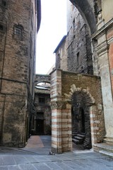 Fototapeta na wymiar the view in Perugia, Umbria, Italy