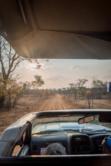 Safaritruck travelling thru Namibia