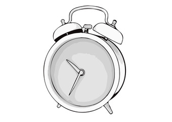 sketch of the alarm clock vector