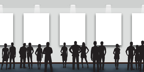 art - exposition - exposer - musée - galerie - art moderne - public - visiteur - tableaux - artiste