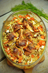 Pieczony kurczak z boczkiem © DEMI VAA SUNILA 