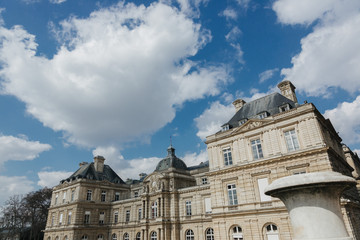Fototapeta na wymiar Luxembourg Palace in Paris, France