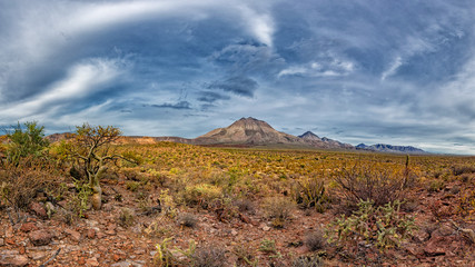 volcano three virgins Baja California Sur panorama