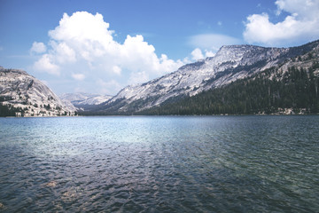 Tenaya Lake at Yosemite National Park, California