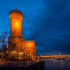 Obraz premium Köln bei nacht