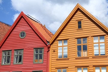 Bryggen street architecture