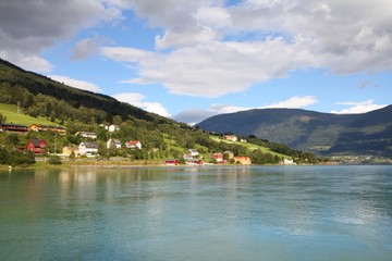 Fototapeta na wymiar Norway fiord landscape